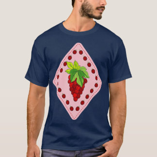 Schattigee druivenstempel t-shirt