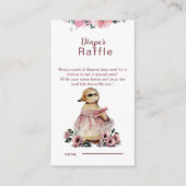 Schattigee Duck Luier Raffle Ticket Enclosure Kaar Informatiekaartje (Voorkant)