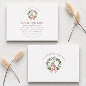 Schattigee Duckling Baby shower Book Request Informatiekaartje