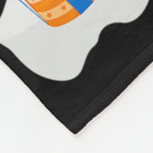 Schattigee Duitse herdershond Kerstverlichting San Fleece Deken (Hoek)