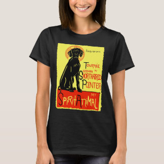 Schattigee Duitse Kortharige Pointer Dog Art Duits T-shirt