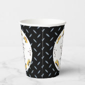 Schattigee Dump Trucks Bouwwagens Verjaardag Papieren Bekers (Rechts)