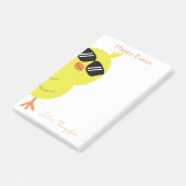 Schattigee Easter Chick Minimal Simple Post-it® Notes (Schuin)