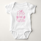 Schattigee Easter First Time Egg Hunter Romper (Voorkant)