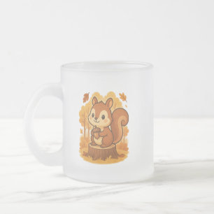 Schattigee Eekhoorn en Laptop Koffie Mok
