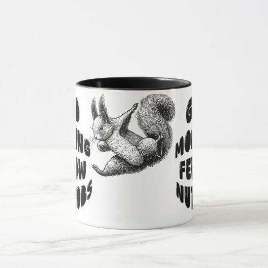 Schattigee Eekhoorn - Goedemorgen Fellow Nut Jobs Mok (Midden)
