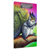 Schattigee eekhoorn op de tak klembord (Rechts)