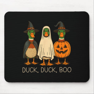 Schattigee eend eend boe grappige spookachtige gan muismat