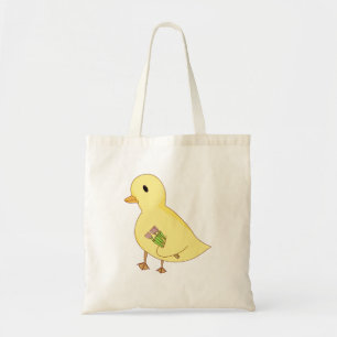 Schattigee eendenbloem tote bag