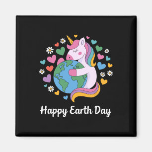 Schattigee Eenhoorn Earth Day 2025 Eenhoorn Knuffe Magneet