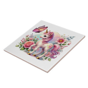Schattigee eenhoorn fantasie meisjes kamer craftin tegeltje