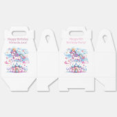 Schattigee Eenhoorn Magisch Kasteelmeisje Verjaard Bedankdoosjes (Ongevouwen)