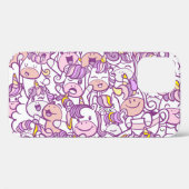 Schattigee Eenhoorn Pony: Magic Doodle Collectie Case-Mate iPhone Case (Achterkant (horizontaal))