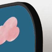 Schattigee Eenhoorn Regenboog hart ballon sterpatr Pickleball Paddle (Links Detail)