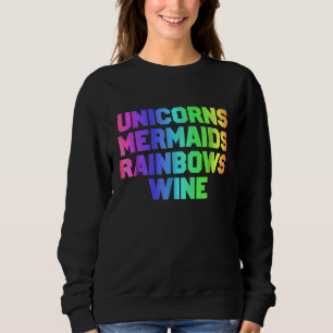 Schattigee Eenhoorns Zeemeerminnen Regenbogen Grap Trui