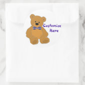 Schattigee Eenvoudige Beer Sticker (Tas)