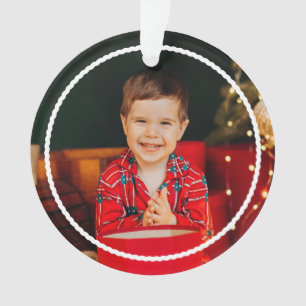 Schattigee eenvoudige golvende omtrek gepersonalis ornament