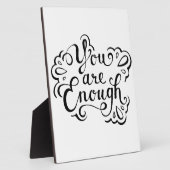 Schattigee eenvoudige Inspirerend offerte Fotoplaat (Zijkant)