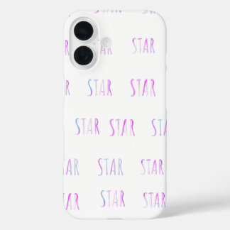 Schattigee eenvoudige minimalistische Star-telefoo iPhone 16 Hoesje