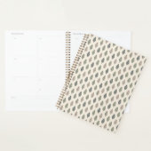 Schattigee Eenvoudige Sage Groene & Beige Boho Sti Planner (Display)