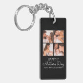Schattigee eerste Moederdag moderne fotocollage Sleutelhanger (Voorkant Links)