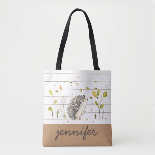 Schattigee egel Canvas tas (Voorkant)
