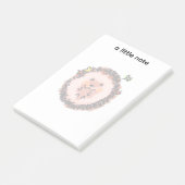 Schattigee egel in herfstbladeren post-it® notes (Schuin)