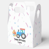 Schattigee eierdino tractor Vrachtwagen Verjaardag Bedankdoosjes (Geopend)