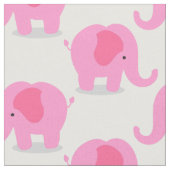 Schattigee Elephants Nursery Fabric Stof (Close Up)