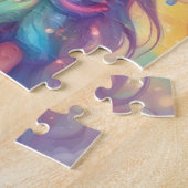 Schattigee elfprinses in betoverd bos legpuzzel (Zijkant)