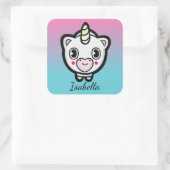 Schattigee Emoji Ombre Naam Stickers (Tas)