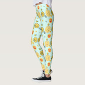 "Schattigee Emoji Pattern Enjoy Faces" Leggings (Links)