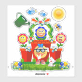 Schattigee Emoji-tekens Contour Sticker (Vel)