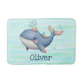 Schattigee en eigenzinnige kleine walvis badmat (Voorkant)