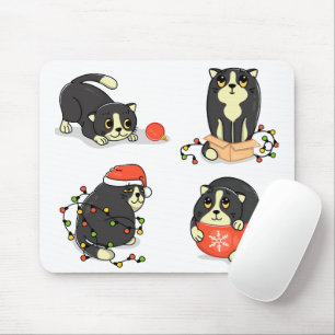 Schattigee en Funny Christmas Cats Muismat