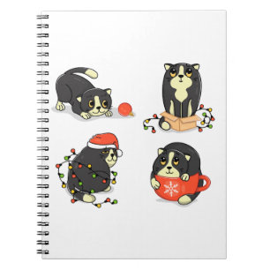 Schattigee en Funny Christmas Cats Notitieboek