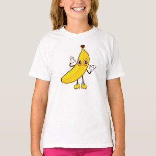Schattigee en grappige banaan Cartoon T-shirt