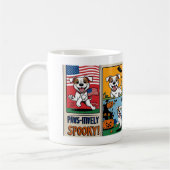 Schattigee en grappige Halloween Mok met hond (Links)