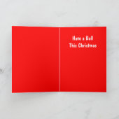 Schattigee en grappige kerst Kaart - Baby (Binnen)