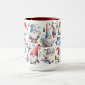 Schattigee en grappige kerstkabouters mok (Midden)
