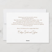 Schattigee en grappige stoute kerst Kaart (Achterkant)