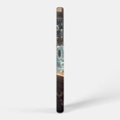 Schattigee en grillige kat in bad telefoon samsung galaxy hoesje (Rechterkant)