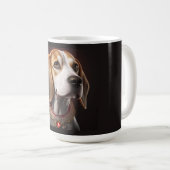 Schattigee en kleurrijke Beagle Dog Mok (Voorkant rechts)