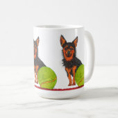 Schattigee en kleurrijke Chorkie Dog Mok (Voorkant rechts)