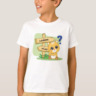 Schattigee en kleurrijke dierenvrienden voor kinde t-shirt