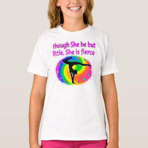 SCHATTIGEE EN KLEURRIJKE GYMNASTIEK MEISJE ONTWERP T-SHIRT