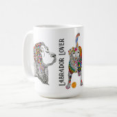 Schattigee en kleurrijke Labrador Lover Mok (Voorkant links)