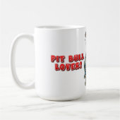 Schattigee en kleurrijke Pit Bull Coffee Mok (Links)