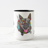 Schattigee en kleurrijke Pit Bull Mom Mok (Center)