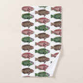 Schattigee en kleurrijke regenboog forel handdoek  (Handdoek)